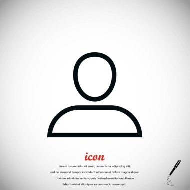 Kullanıcı simge vektör