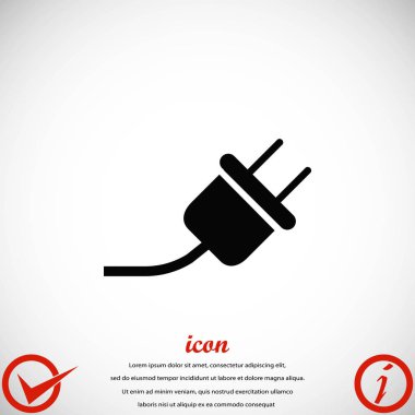 elektrik prizinden simgesi