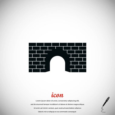 Köprü simge vektör