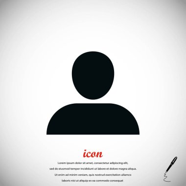 Kullanıcı simge vektör