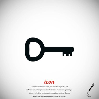 anahtar simge vektör