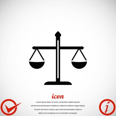 ölçek simge vektör