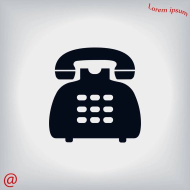 Telefon simge vektör