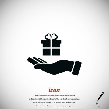 El ve hediyeler simgesi