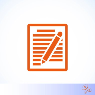 Kağıt vektör simgesi