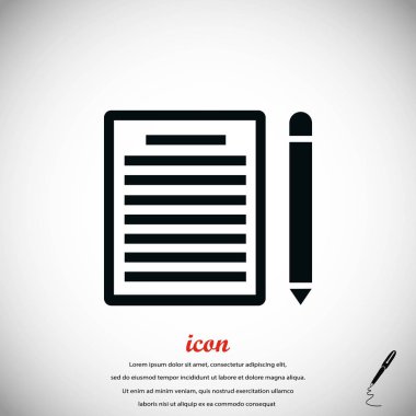 Kağıt simge vektör