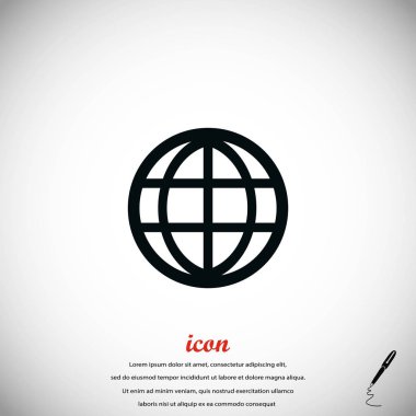 Dünya Vektör Simgesi