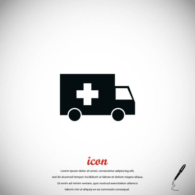 Ambulans araba simgesi