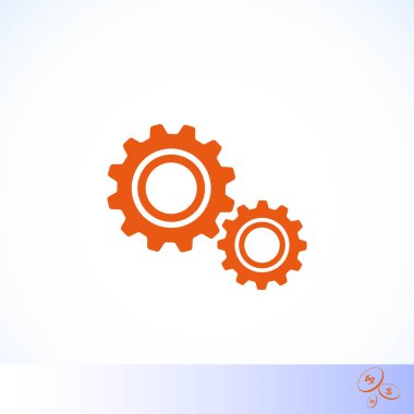 dişli simge vektör