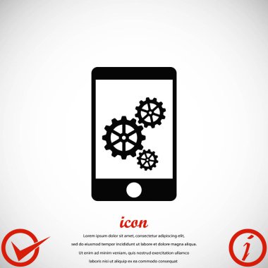 Ayarları ile telefon simgesi