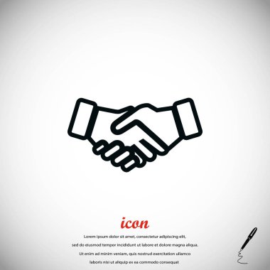 el sıkışma simge vektör