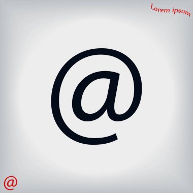 e-posta simge vektör