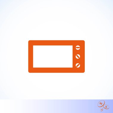 mikrodalga fırın vektör simgesi