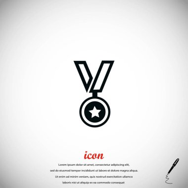 madalya simge vektör