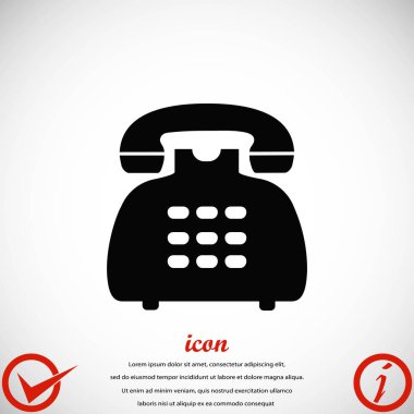 Telefon simge vektör