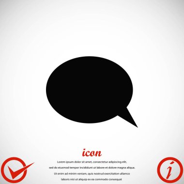 iletişimin bir düz simgesi