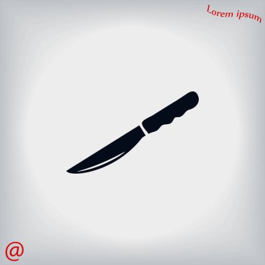 Knife icon vector
