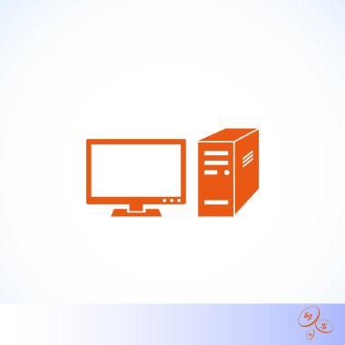 bilgisayar vektör simgesi