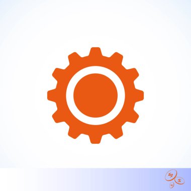 dişli simge vektör