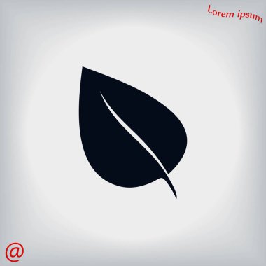 simge vektör yaprak