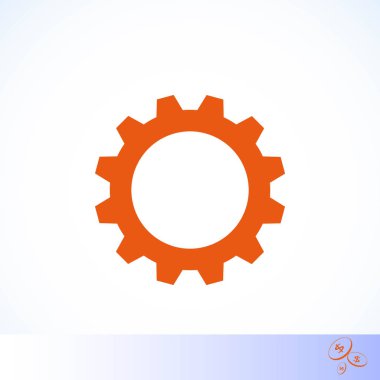 dişli simge vektör