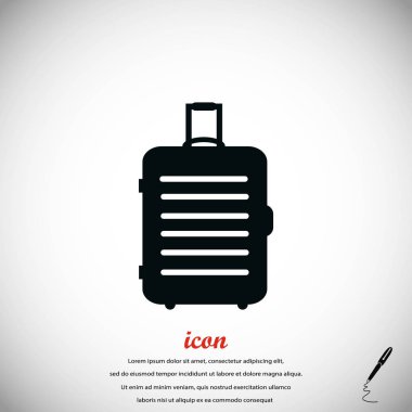 seyahat çantası simgesi