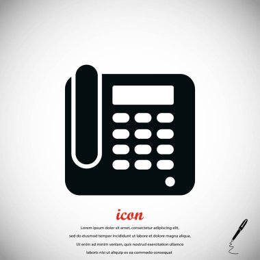 ofis telefon simgesi