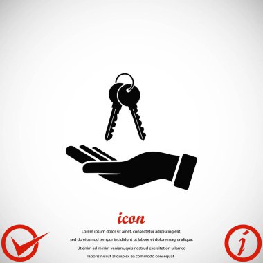 El ile tuşları simgesi