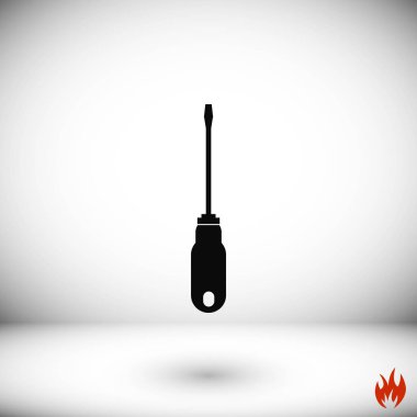 Tornavida vektör simgesi