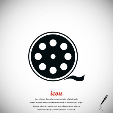 Videocamera tek simgesi