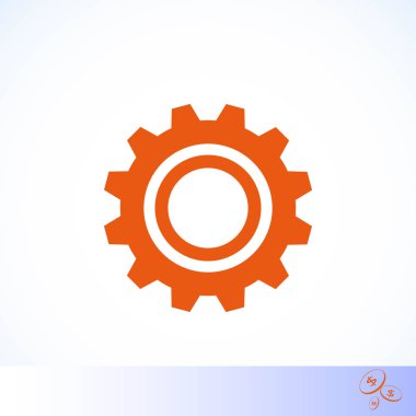 dişli vektör simgesi