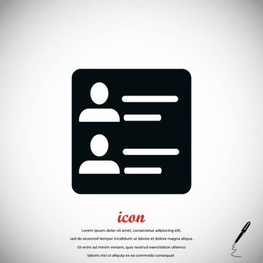 Erkekler simge vektör