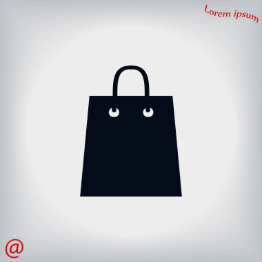 çanta vektör simgesi