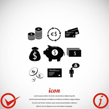 Finans ve para simgesi