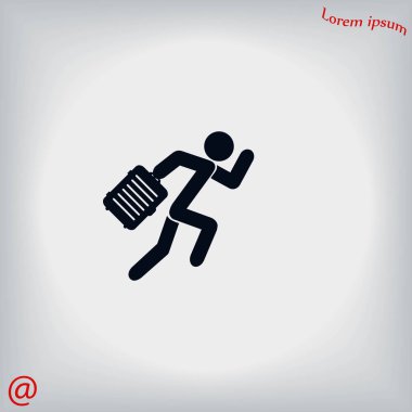 İnsanlar çanta simgesi