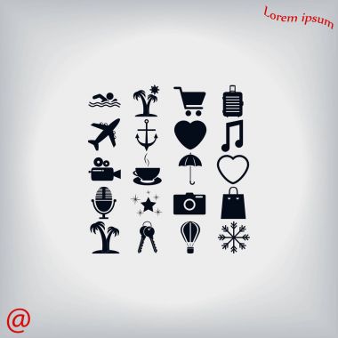 seyahat etmek simge vektör