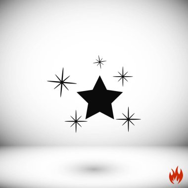 vektör yıldız simgesi