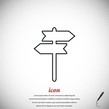 İmza posta vektör simgesi