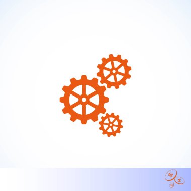 dişli simge vektör