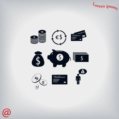 Finans ve para simgesi