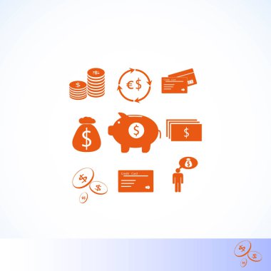 Finans ve para simgesi