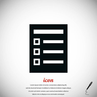 Kağıt simge vektör