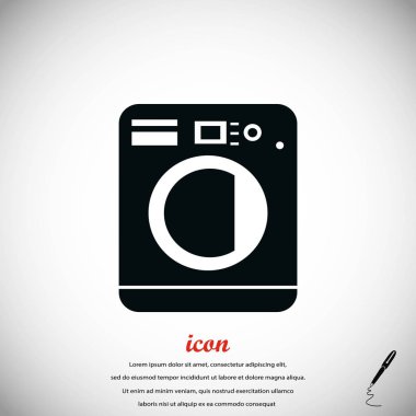 çamaşır makinesi simgesi