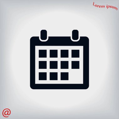 takvim simge vektör