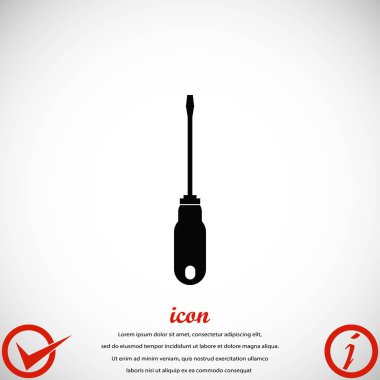 Tornavida vektör simgesi