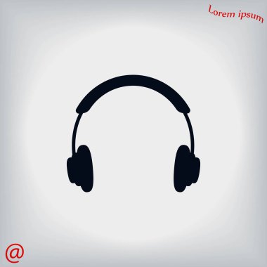 Kulaklık simge vektör