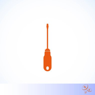 Tornavida vektör simgesi