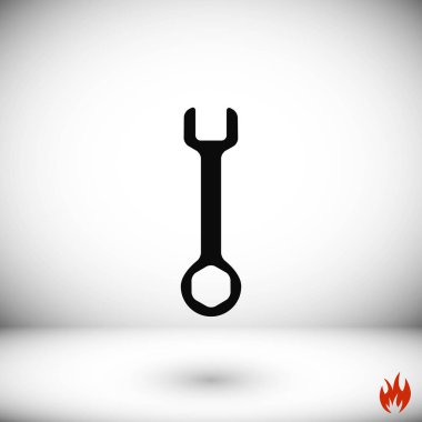 İngiliz anahtarı anahtar işareti simgesi