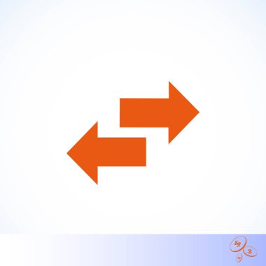 Geri dönüşüm vektör simgesi