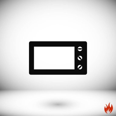 mikrodalga fırın vektör simgesi